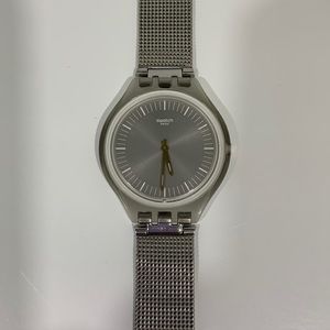 Swatch Watch Knit Metal Strap
